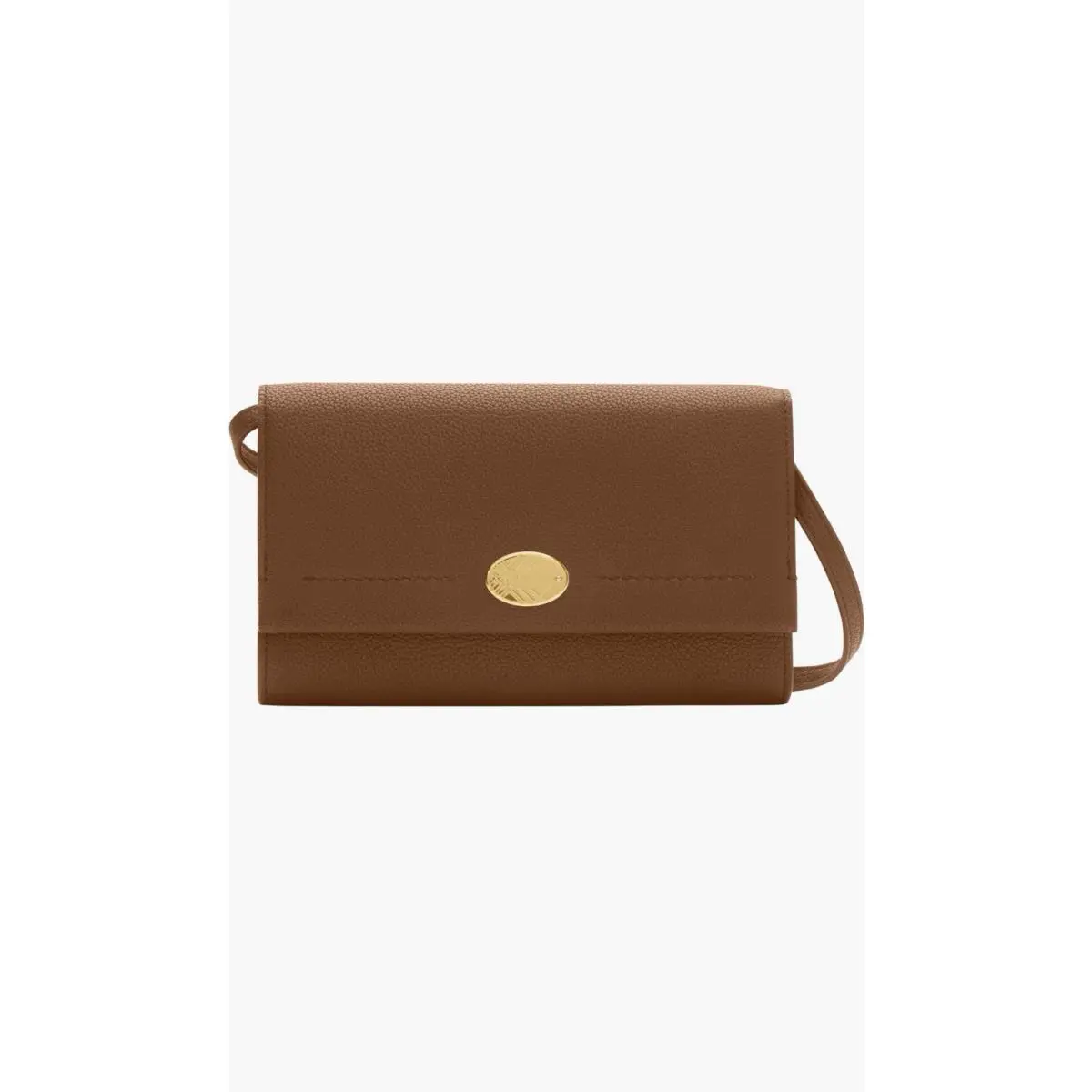 Burberry Hannah Wallet on Strap Vintage Check Canvas