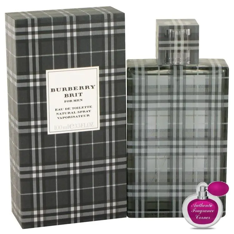Vintage Brit Burberry 3.4 oz 100 ml Edt Eau De Toilette Spray For Men