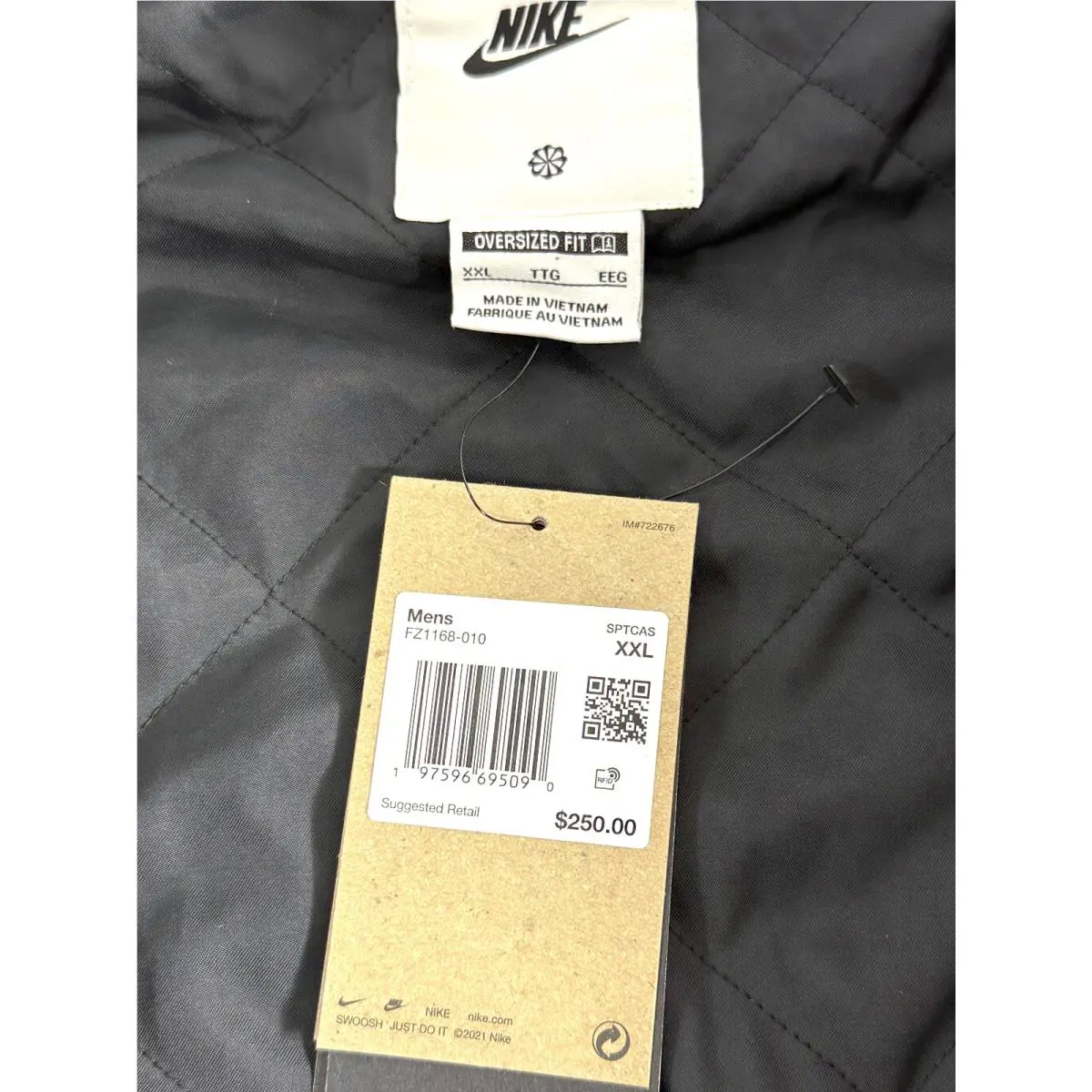 Nike clothing - Nike Solo Swoosh - Solo Swoosh - FZ1168-010 - Black (UPC: 0197596833225) 12