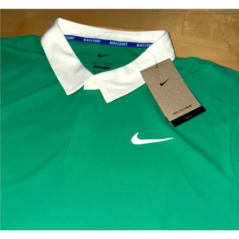 Nike clothing - Nike Court Slam Dri-FIT ADV - FZ6931-324 Nike FZ - Green 5
