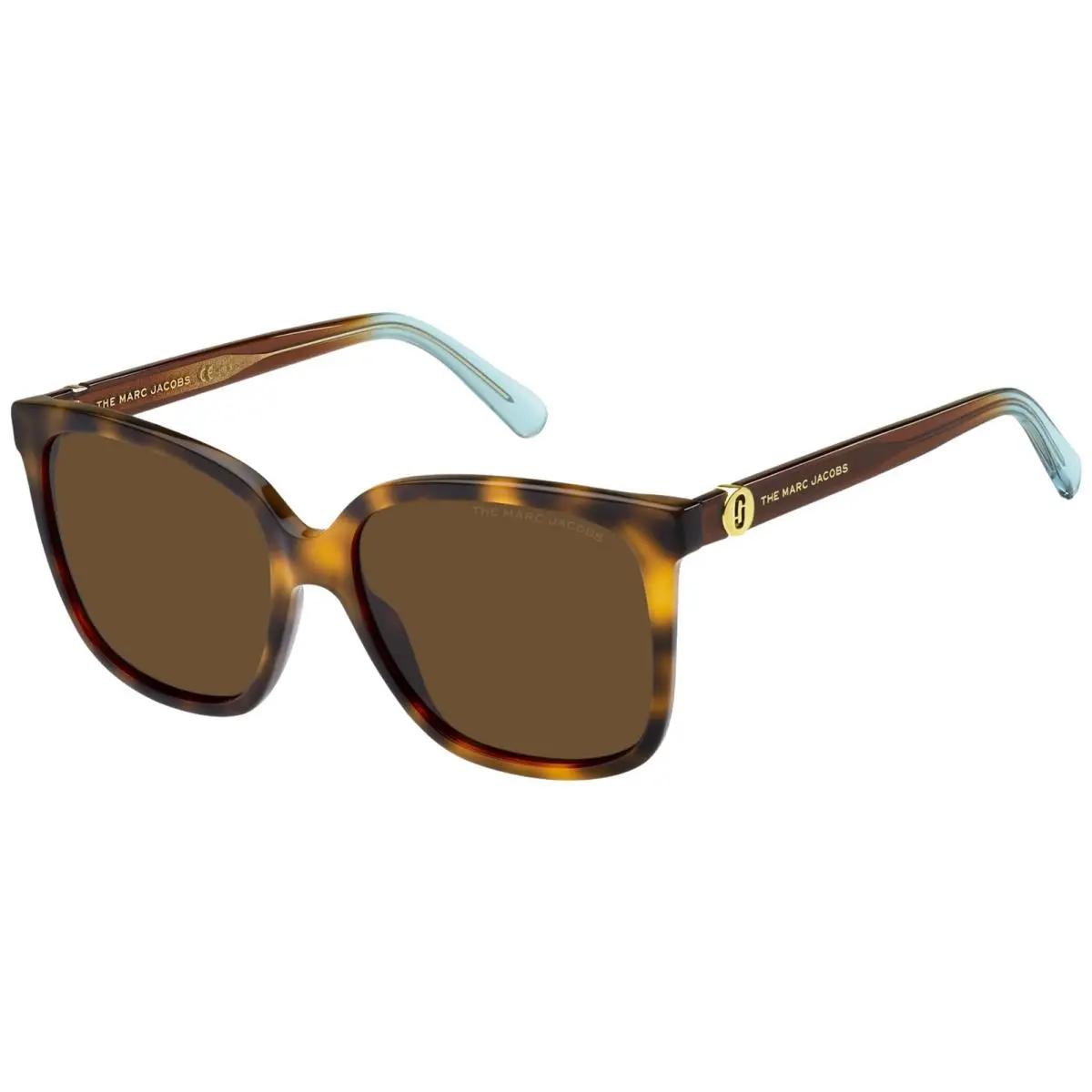 The Marc Jacobs Women`s Havana Azure Butterfly Sunglasses - MARC582S-0ISK-70