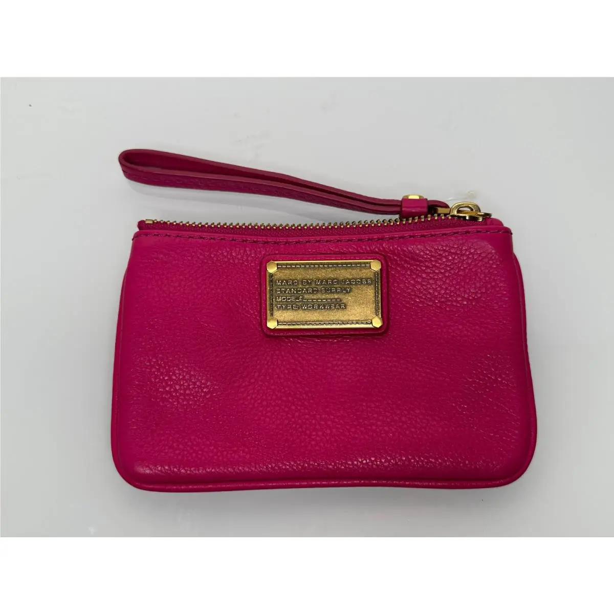 Marc by Marc Fuchsia Pink Leather Wristlet Wallet