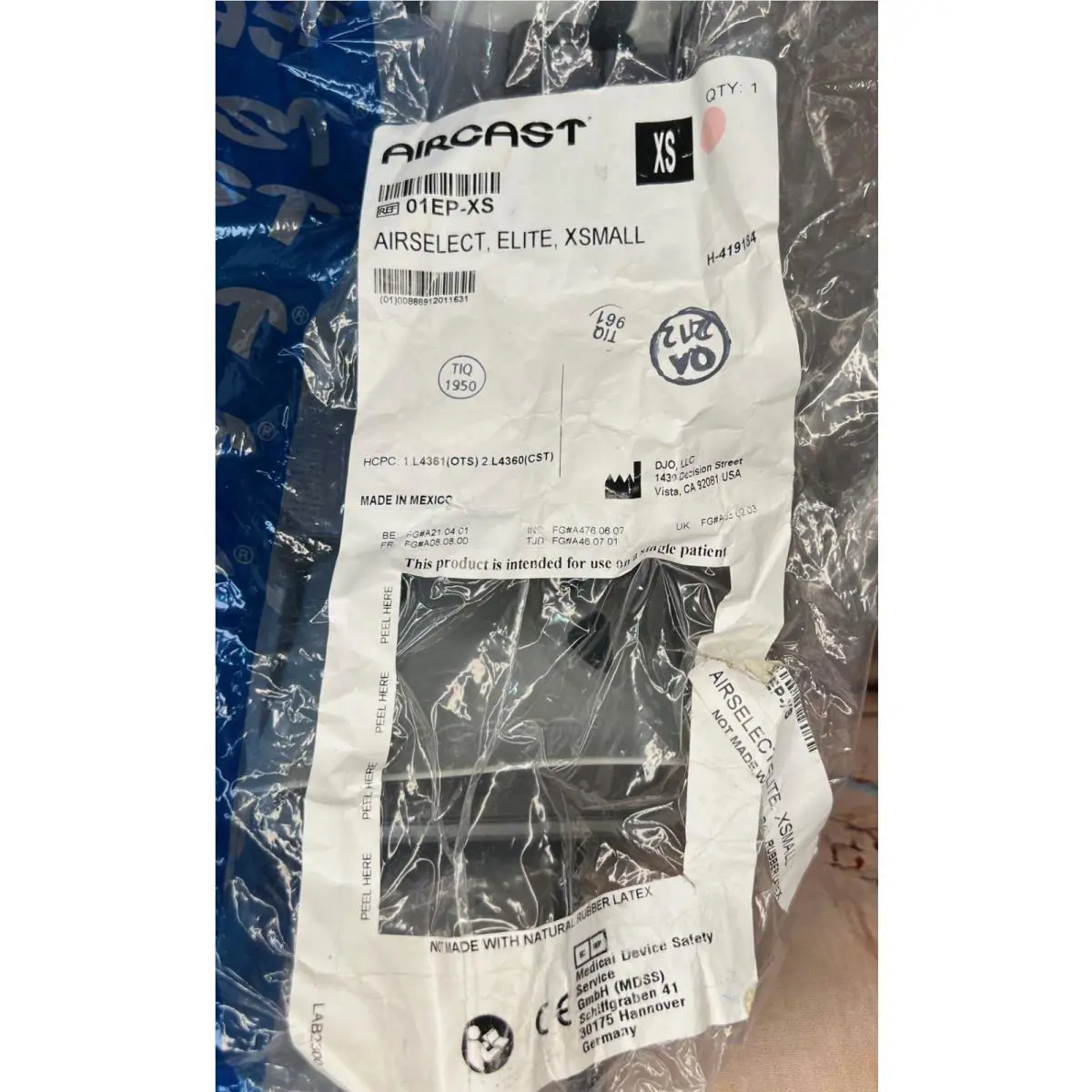 Aircast  - 01EP-XS - 01EP-XS - Gray (UPC: 888912060684) 1