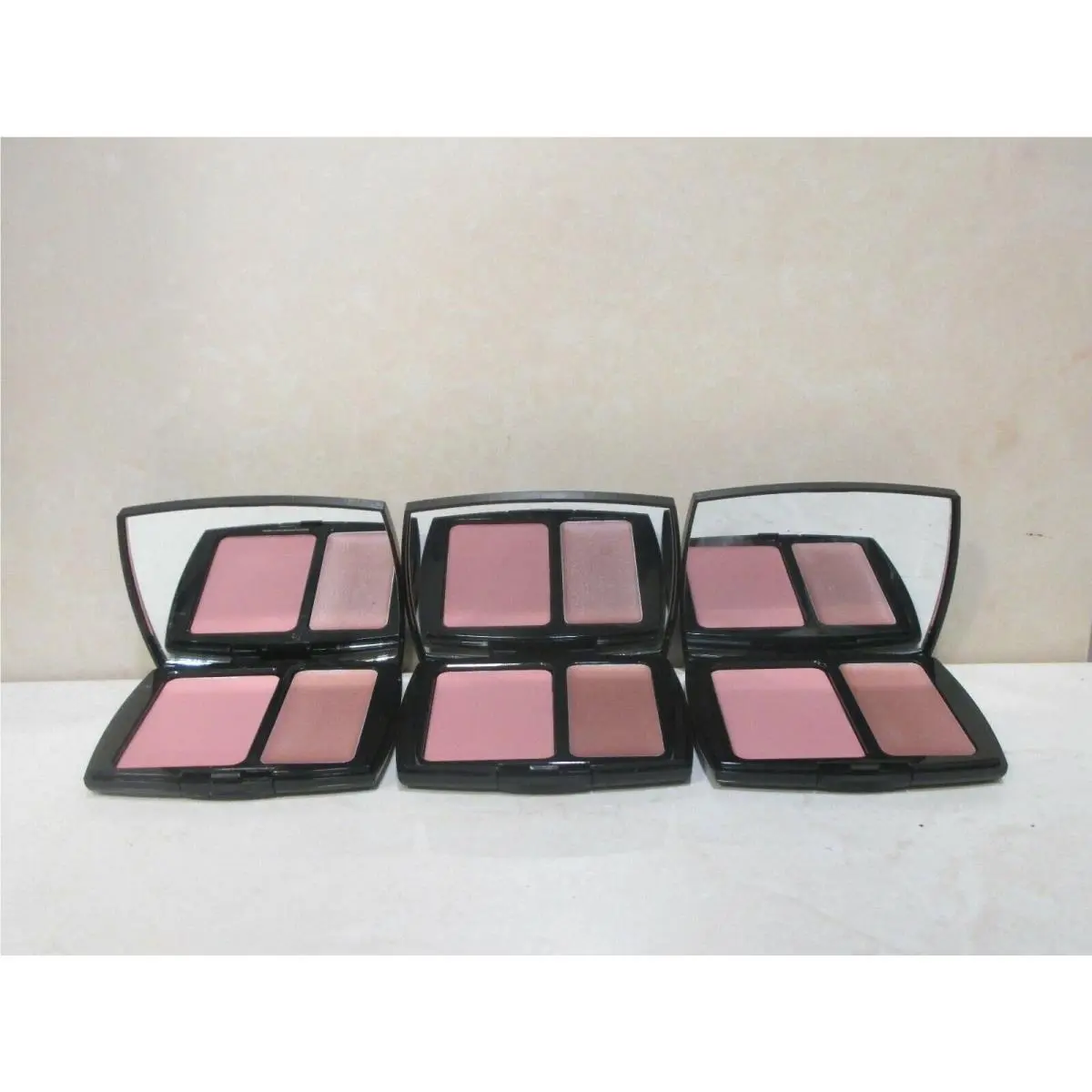 Lancome Blush Subtil Duo Sheer Amourose/mauve Mystere 0.14 Oz 3 Pc Lot