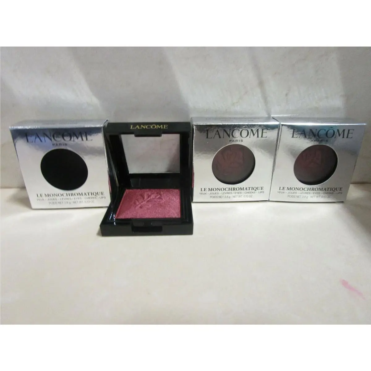 Lancome LE Monochromatique Haute Couture 0.13 OZ Boxed 3 PC Lot