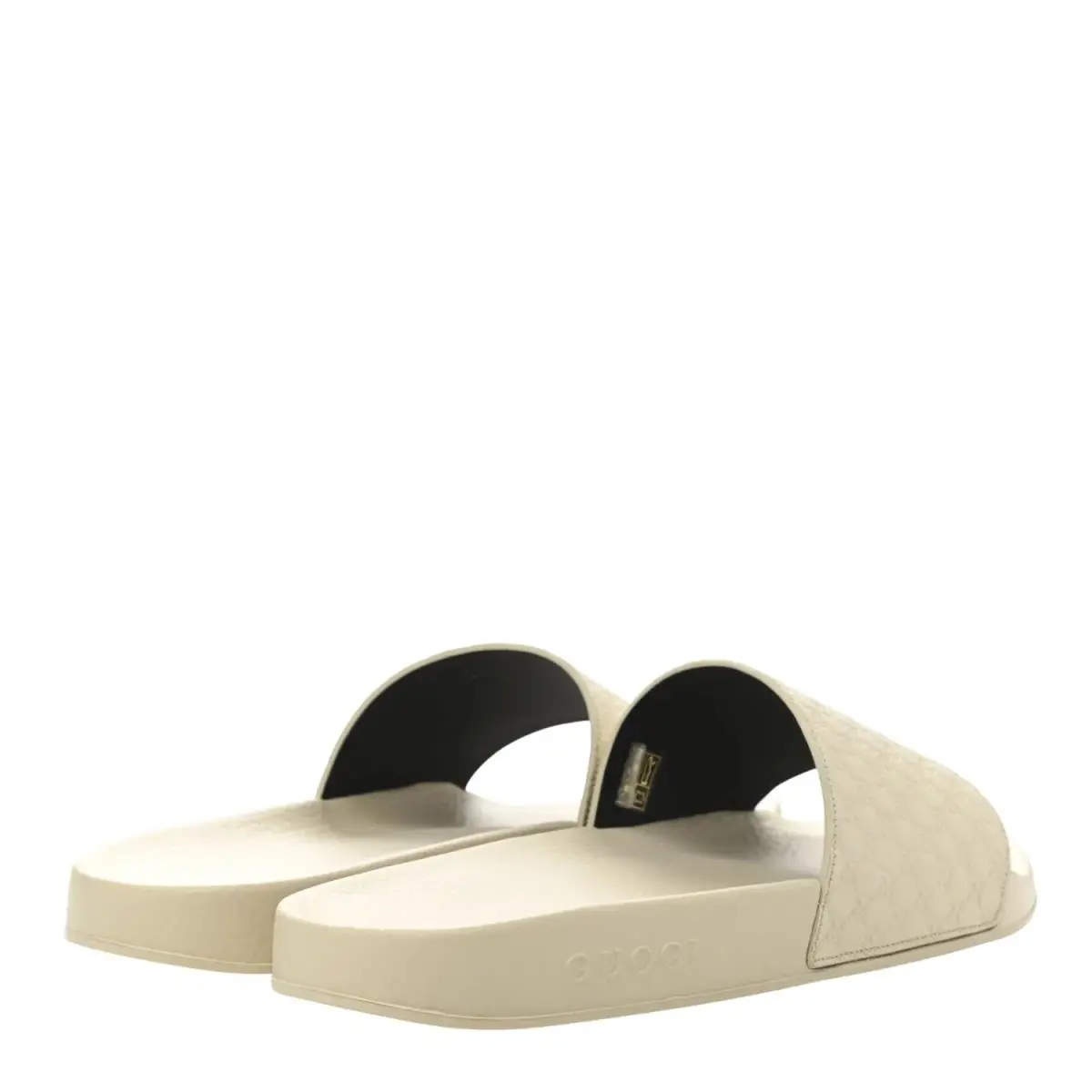Gucci shoes - Microguccissima Slides - Microssima Slides - 567115 - Ivory 7