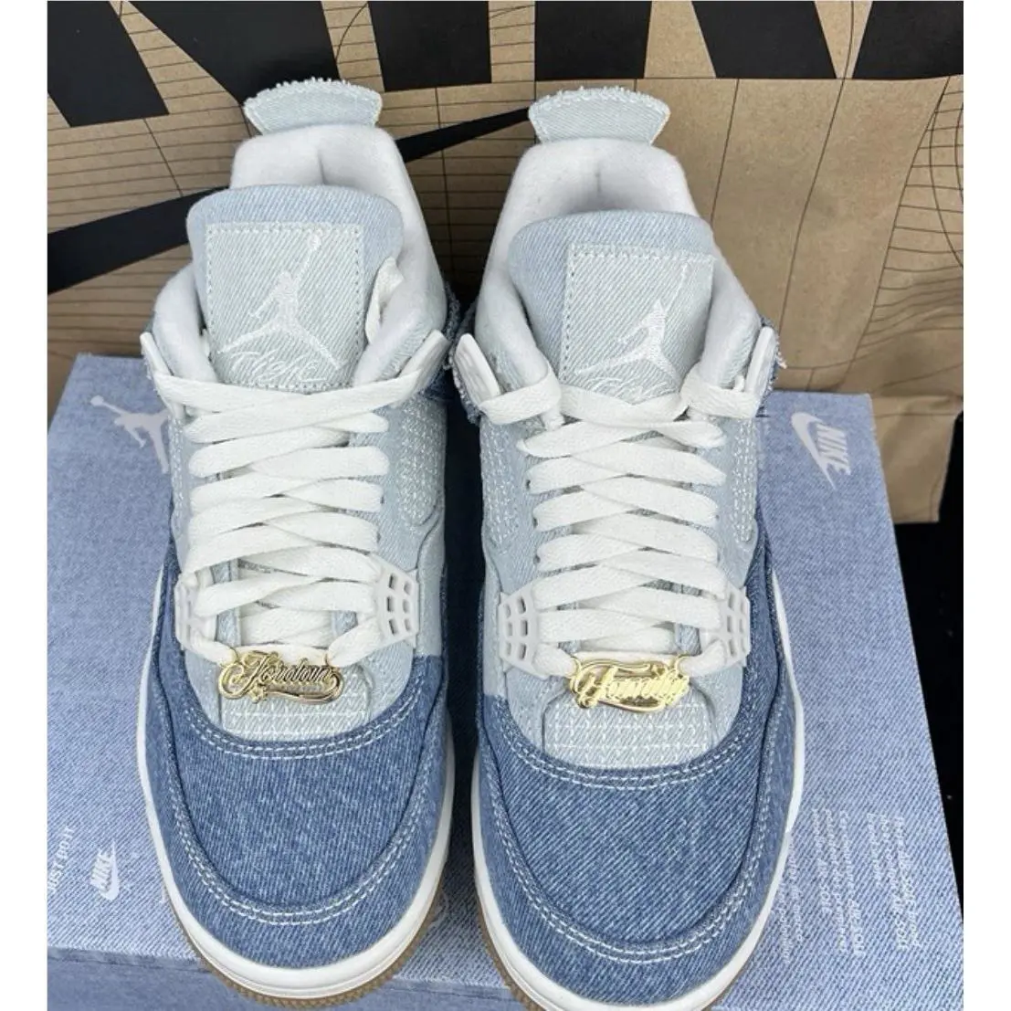 Nike shoes - Women`s Air Jordan 4 Retro Tex - IB6716 100 - Sail / Sail-Gum Light Brown (UPC: 198480920915) 1