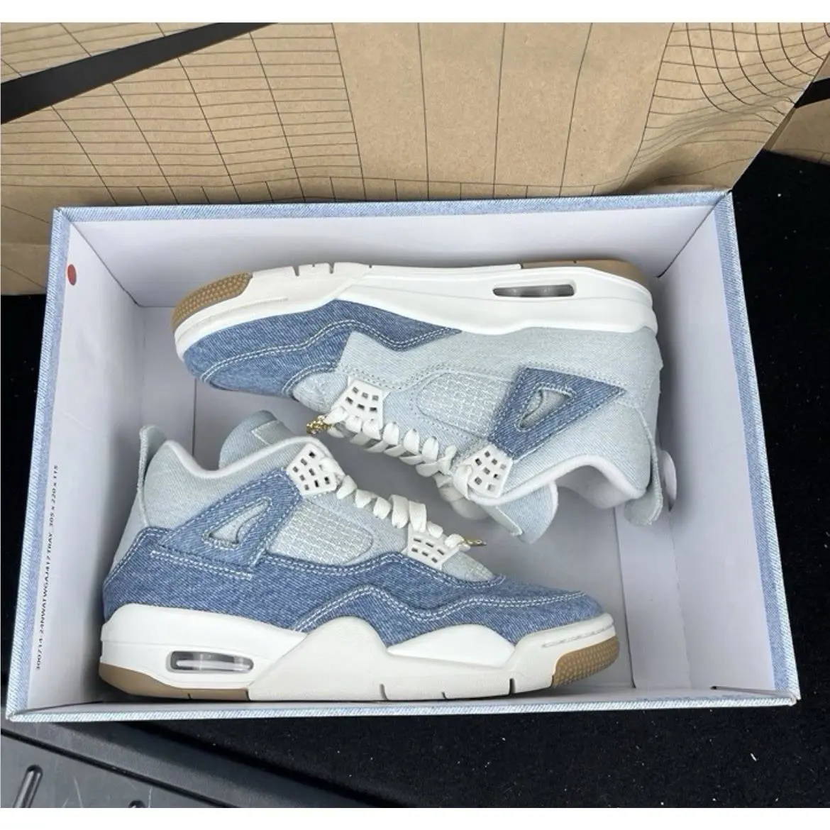 Nike shoes - Women`s Air Jordan 4 Retro Tex - IB6716 100 - Sail / Sail-Gum Light Brown (UPC: 198480920915) 4