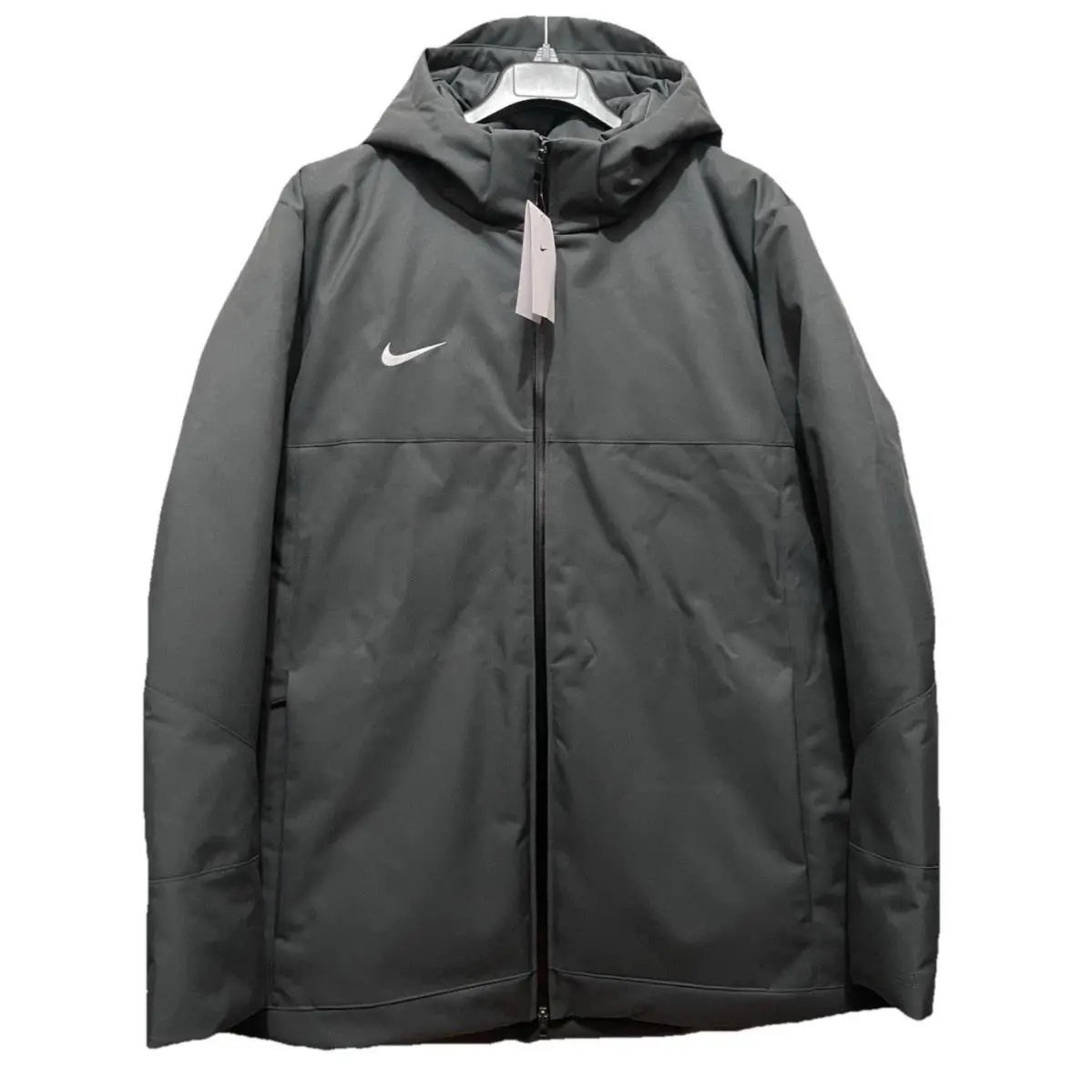 Nike 550 Down Hooded Parka Winter Coat Dark Gray Men`s Size 3XL DJ6526-060