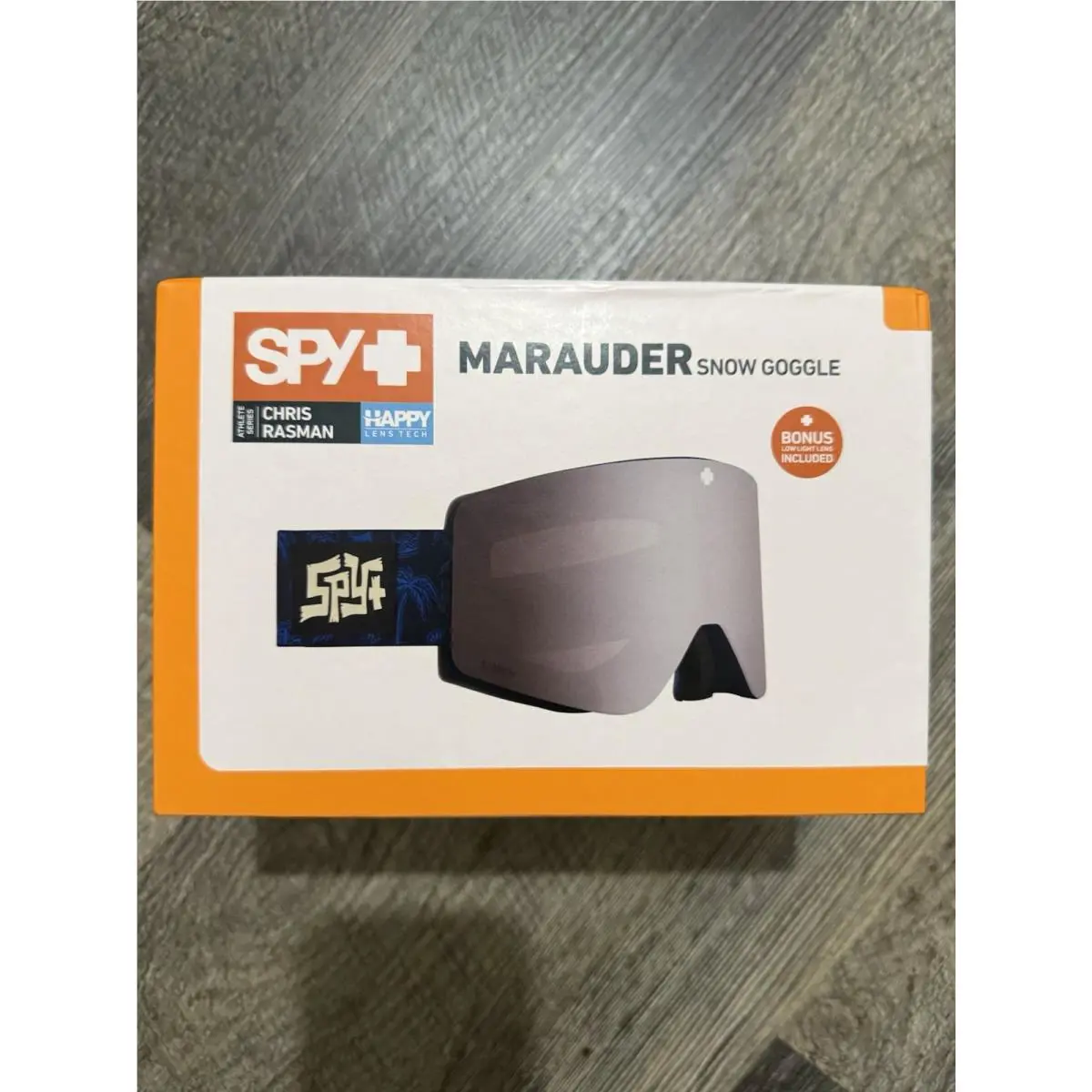 Spy Optic Marauder Snow Goggles - Chris Rasman / Happy Brown Silver Mirr + Bonus