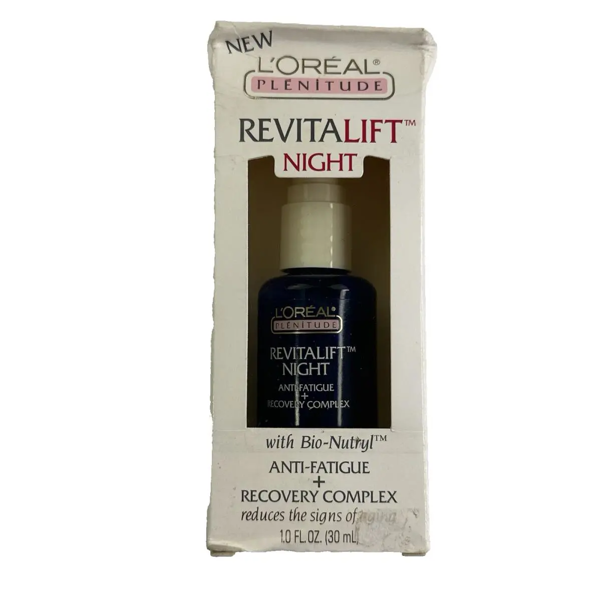 L`oreal Plenitude Revitalift Night 1.0 Fl. / 30ml. In Worn Box