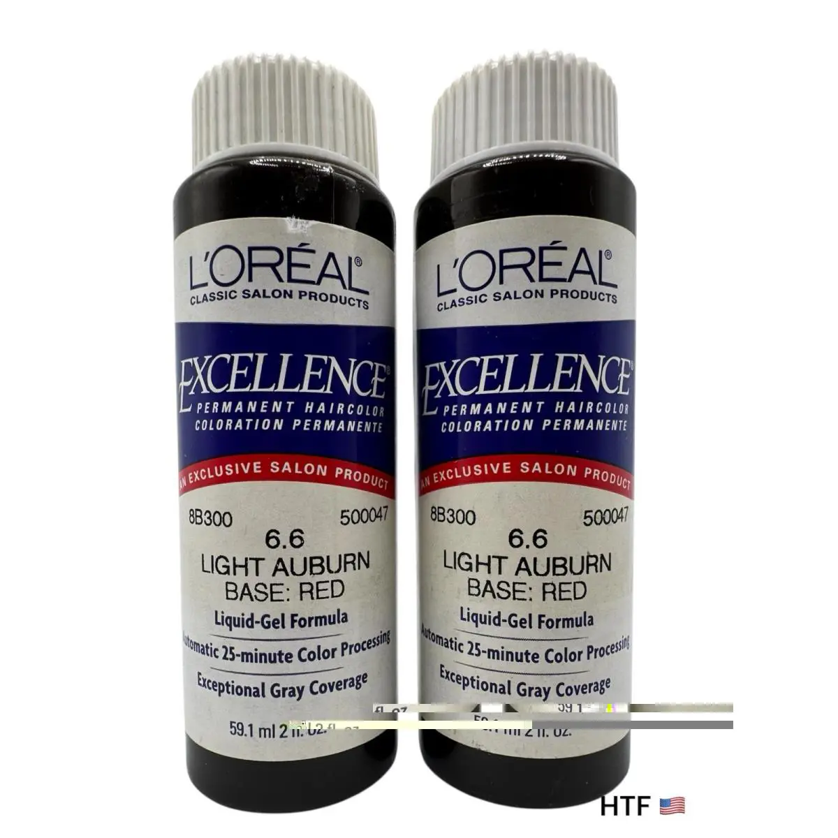 Loreal Excellence 6.6 Light Auburn Base Red 2 Fl Oz Liquid Gel Formula L’oreal
