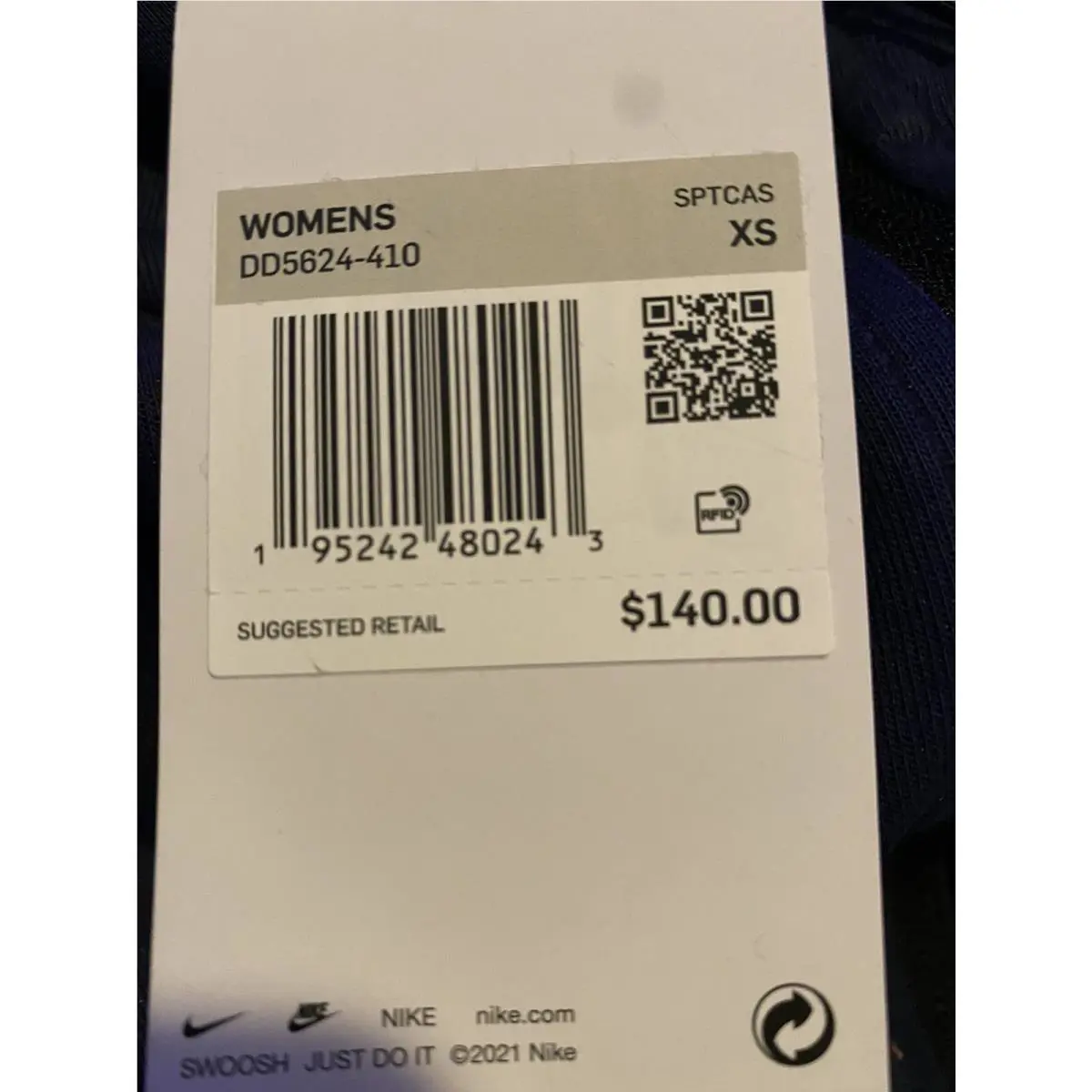 Nike clothing - Blue (UPC: 0195242480250) 5