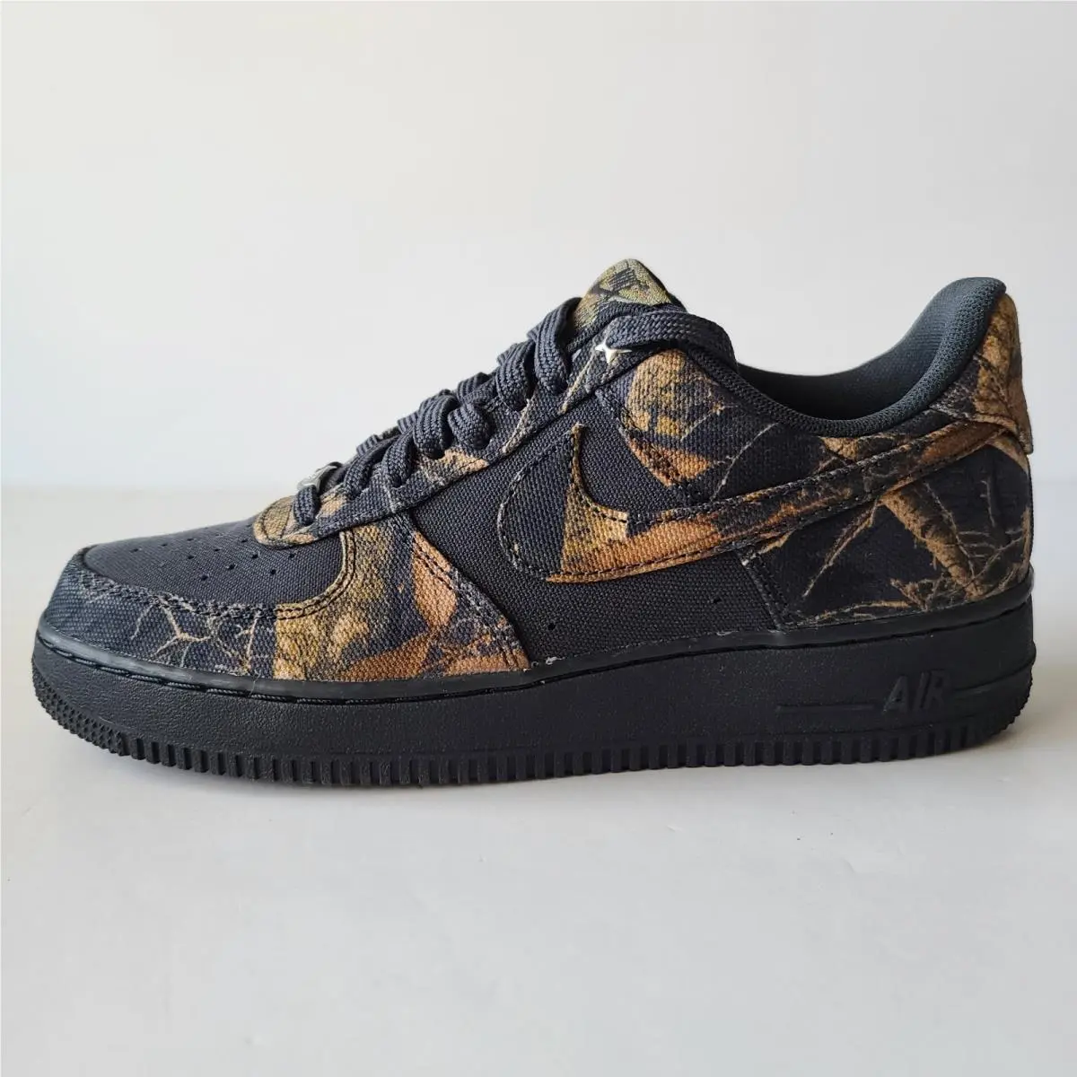 Nike Air Force 1 `07 Low Black Realtree Camo IH1221-900 Men`s Size 8