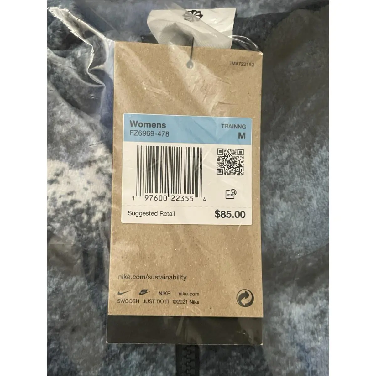 Nike clothing - FZ6969-478 - FZ6969-478 - Blue/White (UPC: 0197600223554) 2