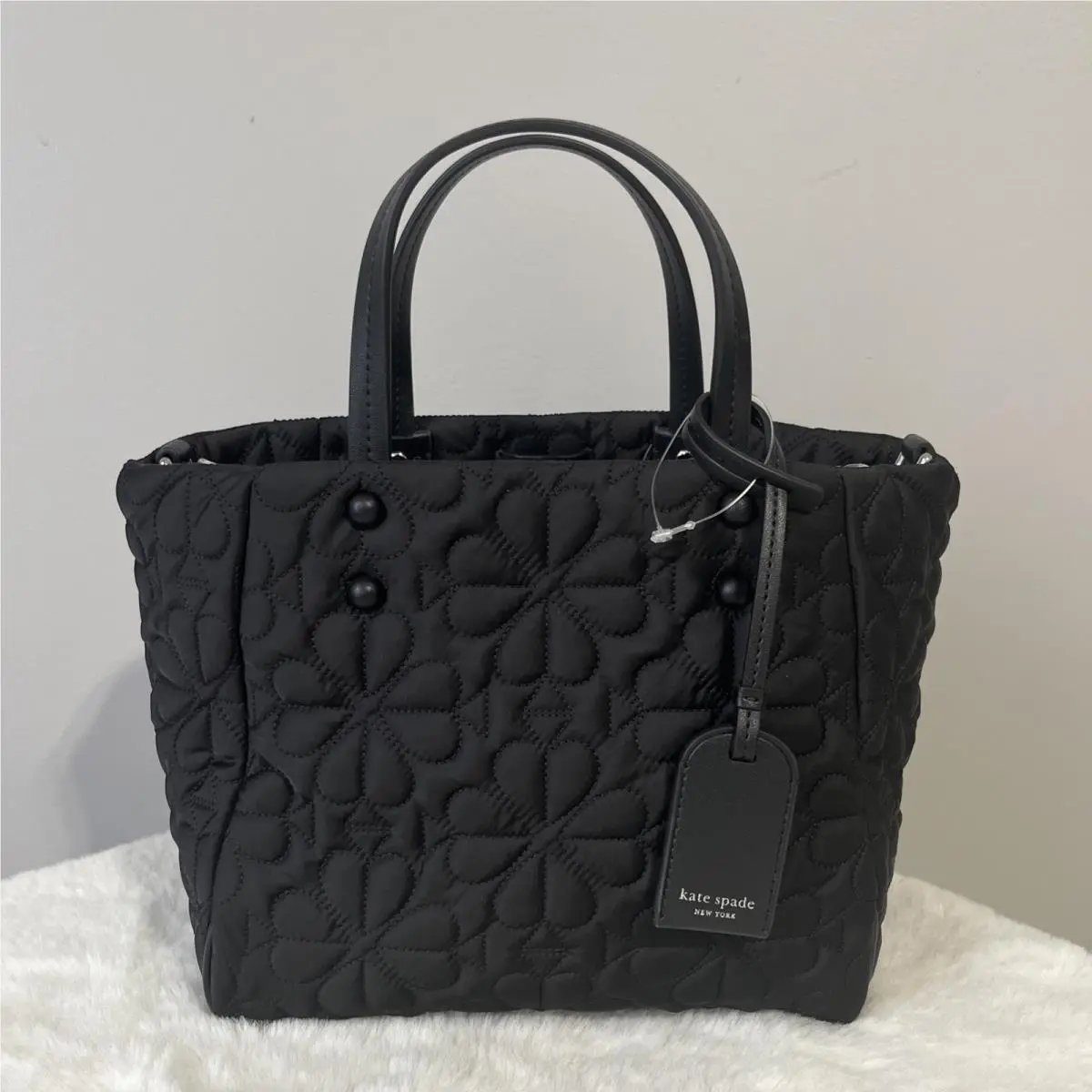 Kate Spade New York Tilly Quilted Small Tote Bag Black