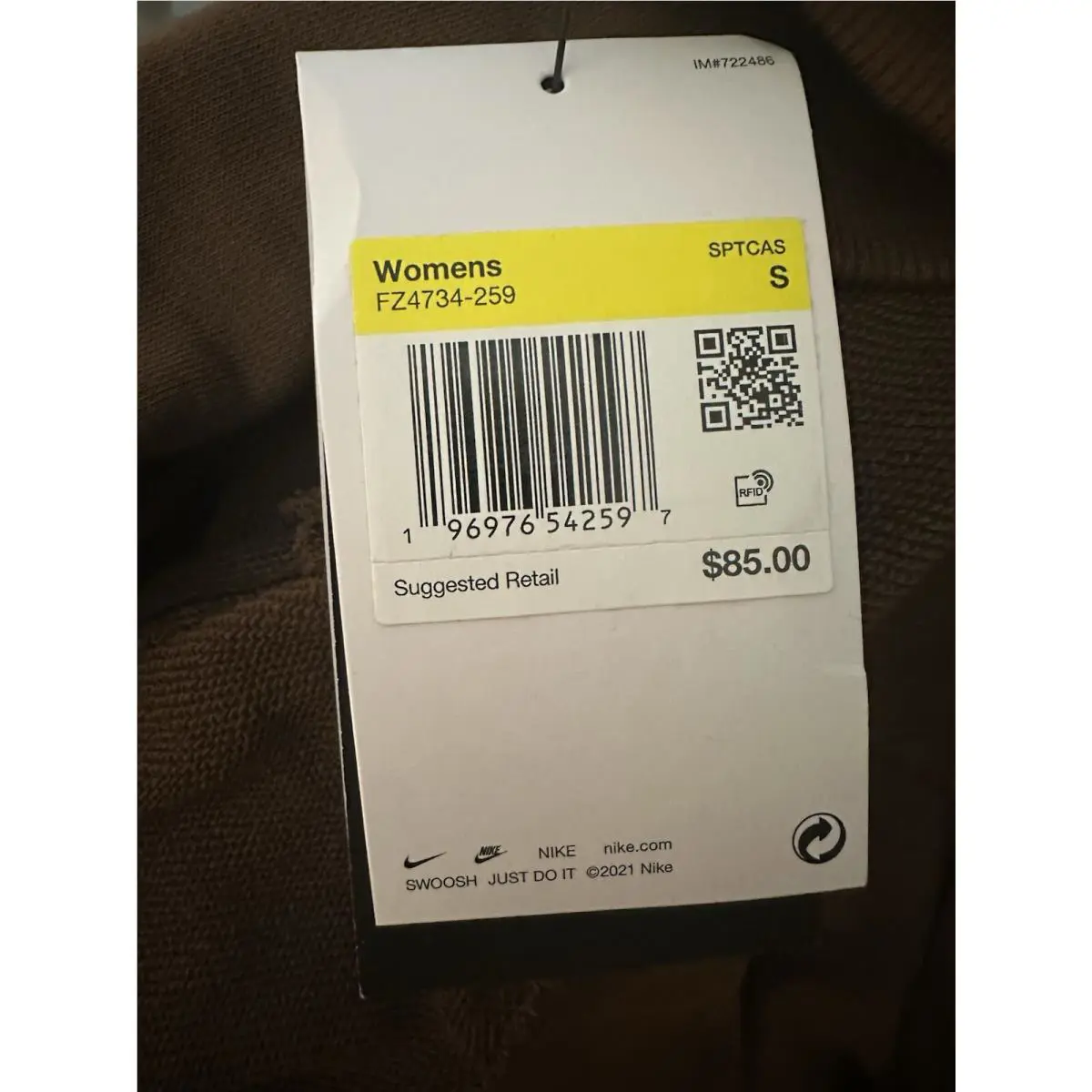 Nike clothing - fz4734-259 - fz4734-259 - Brown (UPC: 0196976542597) 5