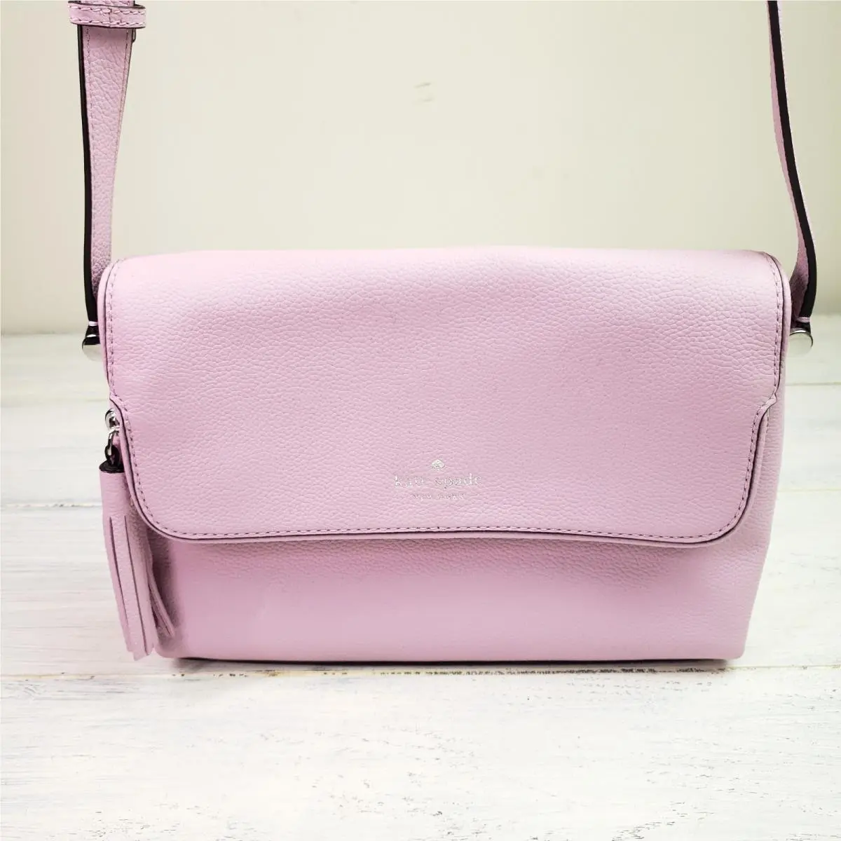 Kate Spade Chester Street Annalise Quartz Pink Leather Crossbody Bag