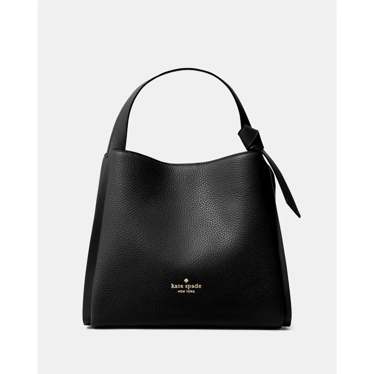 Kate Spade Knott Convertible Leather Carryall Bag - Black
