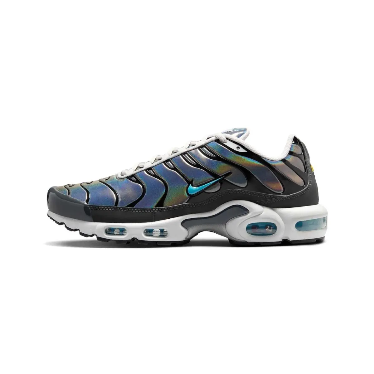 Nike Air Max Plus One Sneakers Iridescent Black TN Logo Running Trainers Shoes