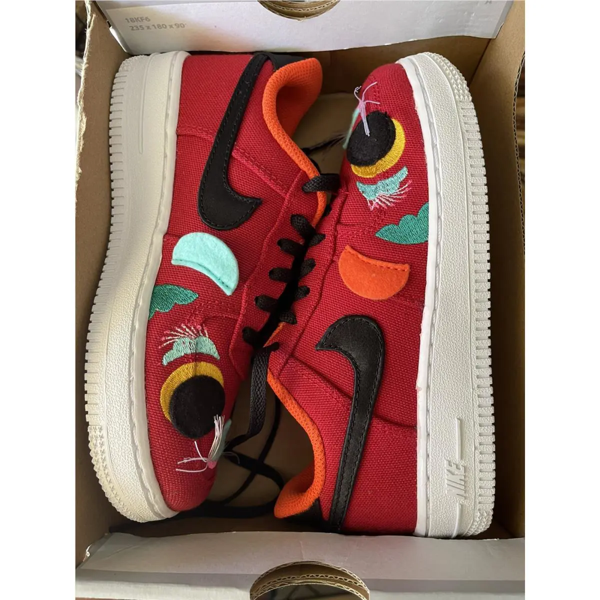 Nike shoes - Air Force 1 - Air Force - Red (UPC: 0195866932333) 4