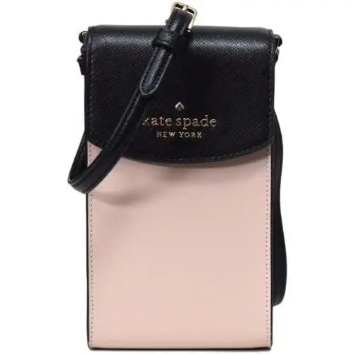 Kate Spade Staci/madison Color Block Leather North South Flap Phone Crossbody