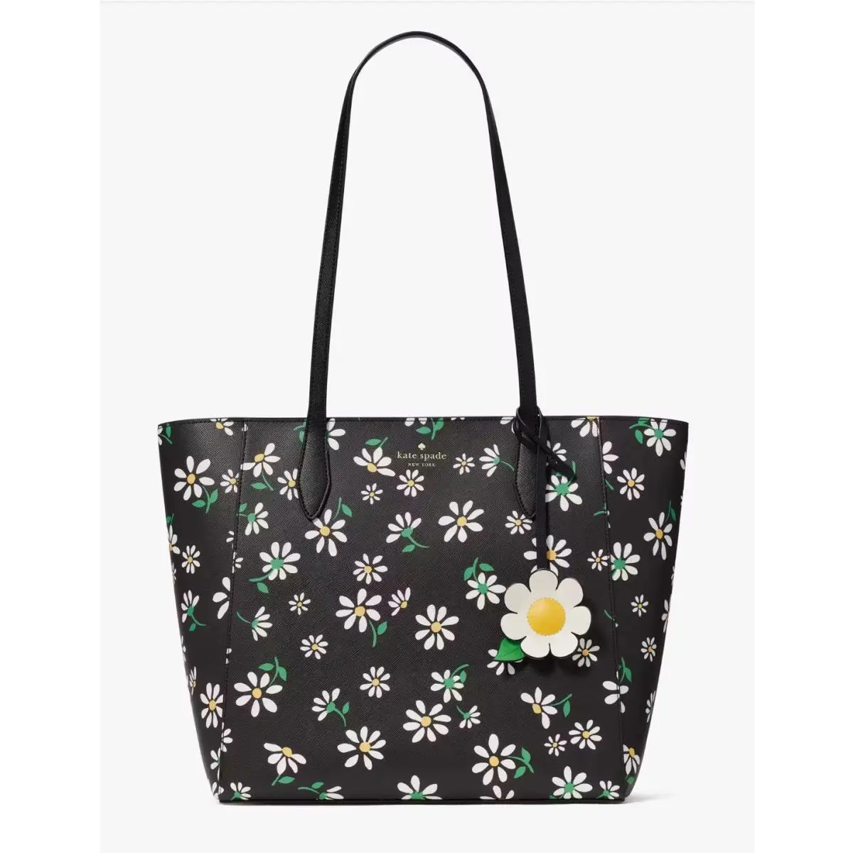 Kate Spade X-large Dana Daisies Tote KG582 Black Multi