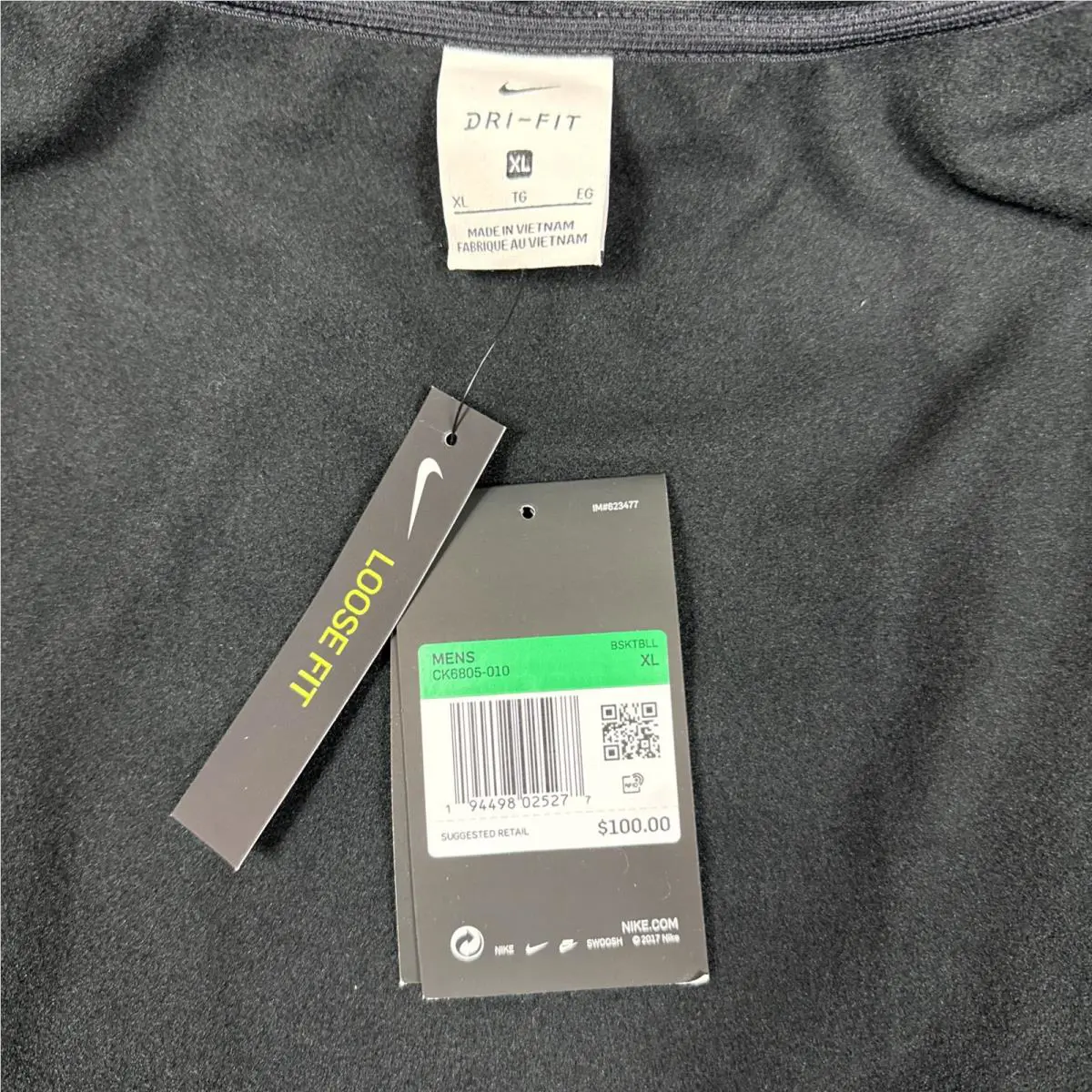 Nike clothing - Nike CK6805-010 - CK6805010 CK6805 - Black (UPC: 0194498025277) 5