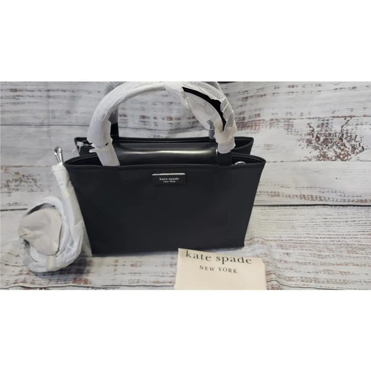 Kate Spade Black Nylon Small Sam Icon Crossbody Shoulder Bag