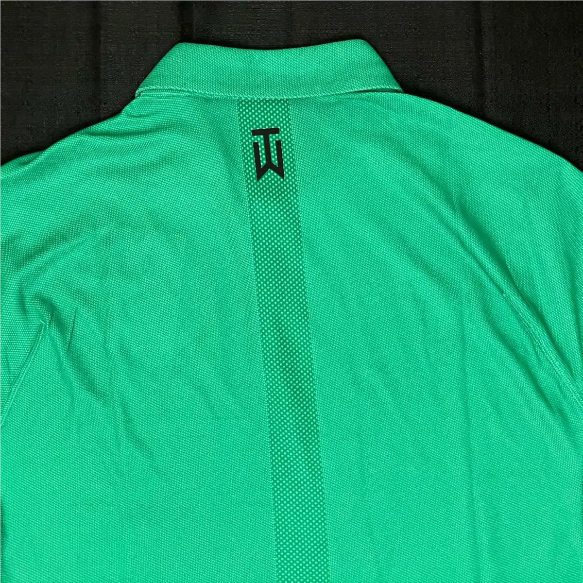 Nike clothing - Tiger Woods Dri Fit ADV Polo - Field Green Black 3