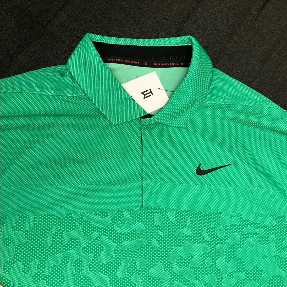 Nike clothing - Tiger Woods Dri Fit ADV Polo - Field Green Black 6