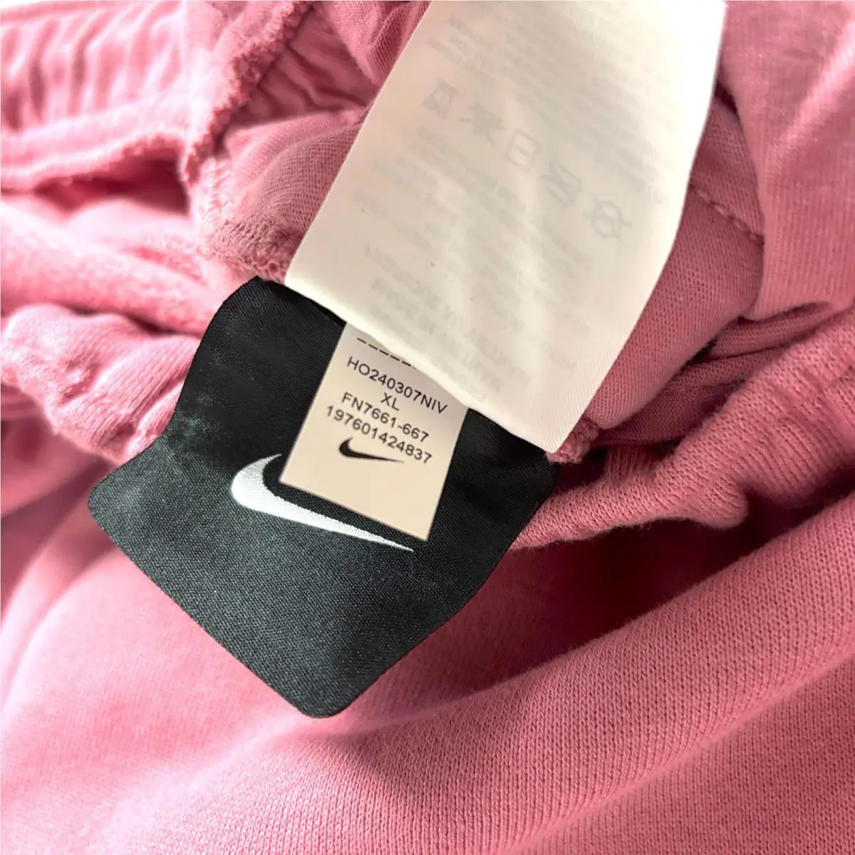 Nike clothing - Nocta Fleece CS Tracksuit Bottoms - Pink (UPC: 197601424837) 6