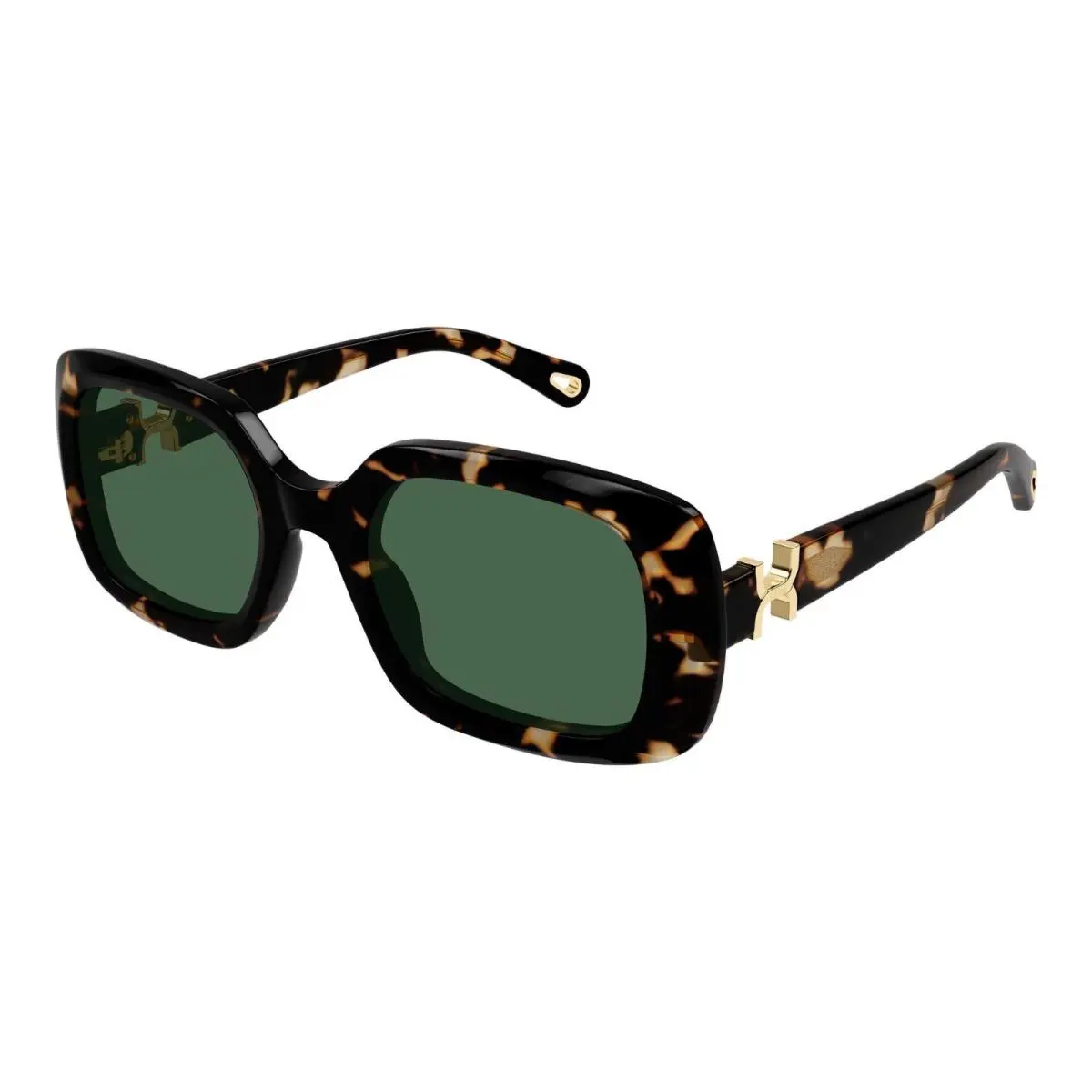 Chloe CH0333S Havana/green 002 Sunglasses