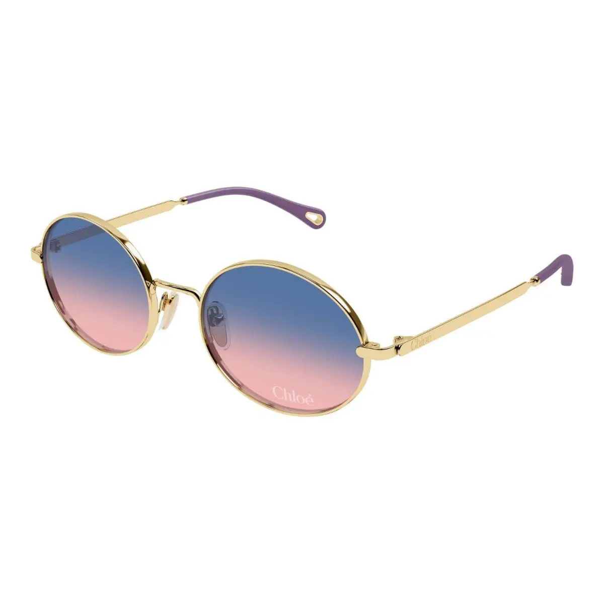 Chloe CH0326S Gold/blue To Pink Gradient 003 Sunglasses