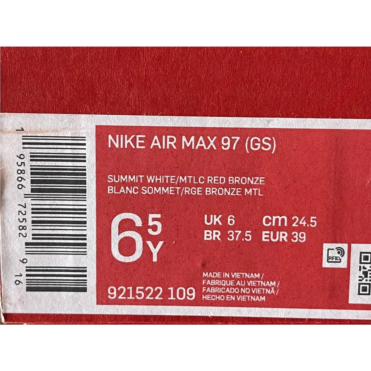 Nike shoes - Nike Air Max 97 - Air Max - 921522-109 - White (UPC: 0195866725829) 6