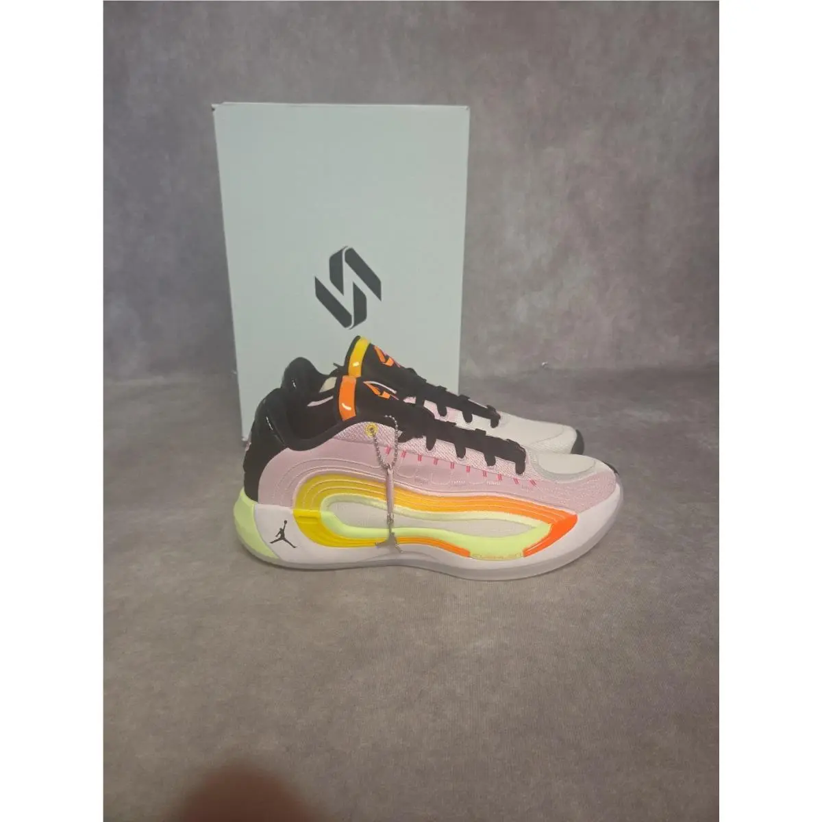 Nike shoes - Jordan Luka 4 - Luka - IB7904-600 - Pink, Manufacturer: Light Arctic Pink/Black/Opti Yellow/Laser Orange 0