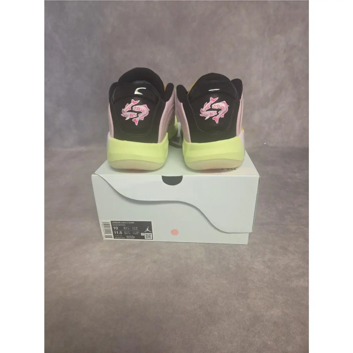 Nike shoes - Jordan Luka 4 - Luka - IB7904-600 - Pink, Manufacturer: Light Arctic Pink/Black/Opti Yellow/Laser Orange 3