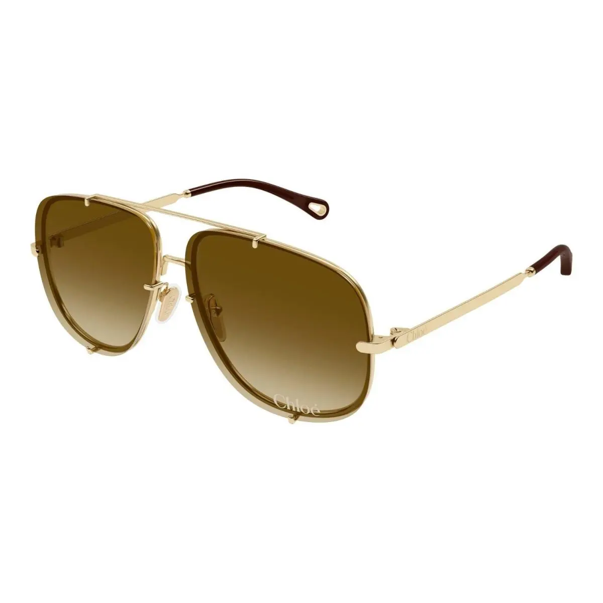 Chloe CH0348S Gold/brown Gradient 003 Sunglasses by Chloé