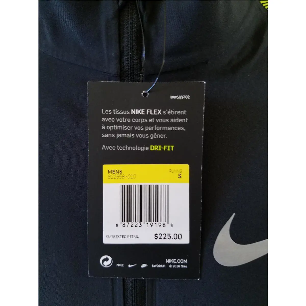 Nike clothing - NIKE VOLT 822558-010 - VOLT - Black 8