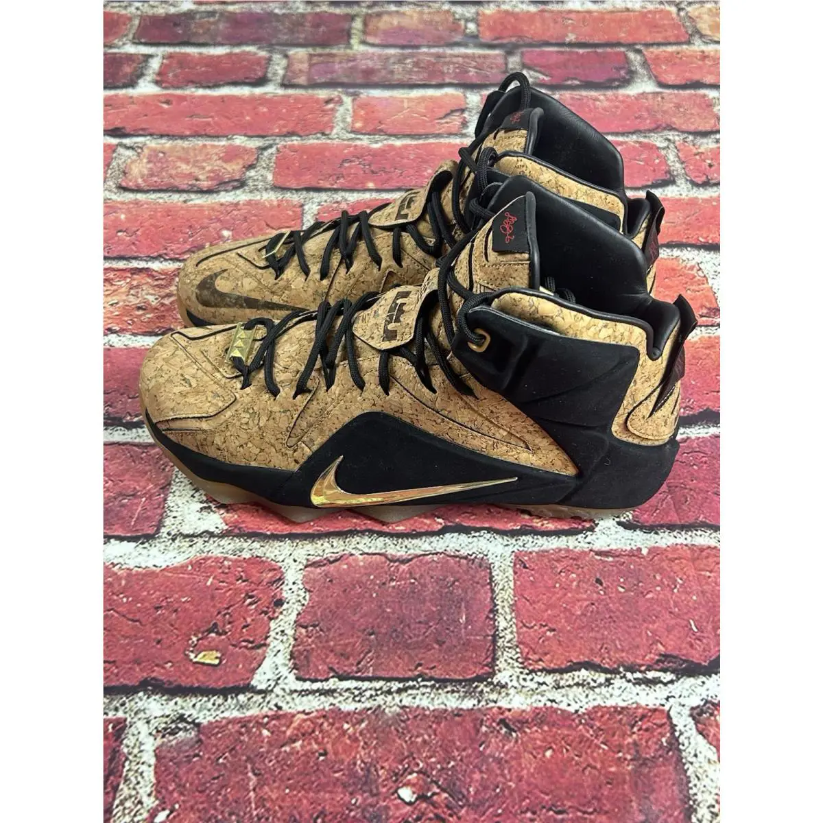 Nike shoes - Nike LeBron 12 - LeBron - 768829-100 - Brown 1
