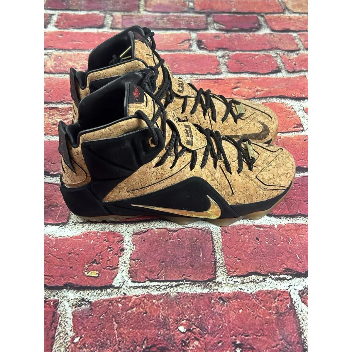 Nike shoes - Nike LeBron 12 - LeBron - 768829-100 - Brown 3