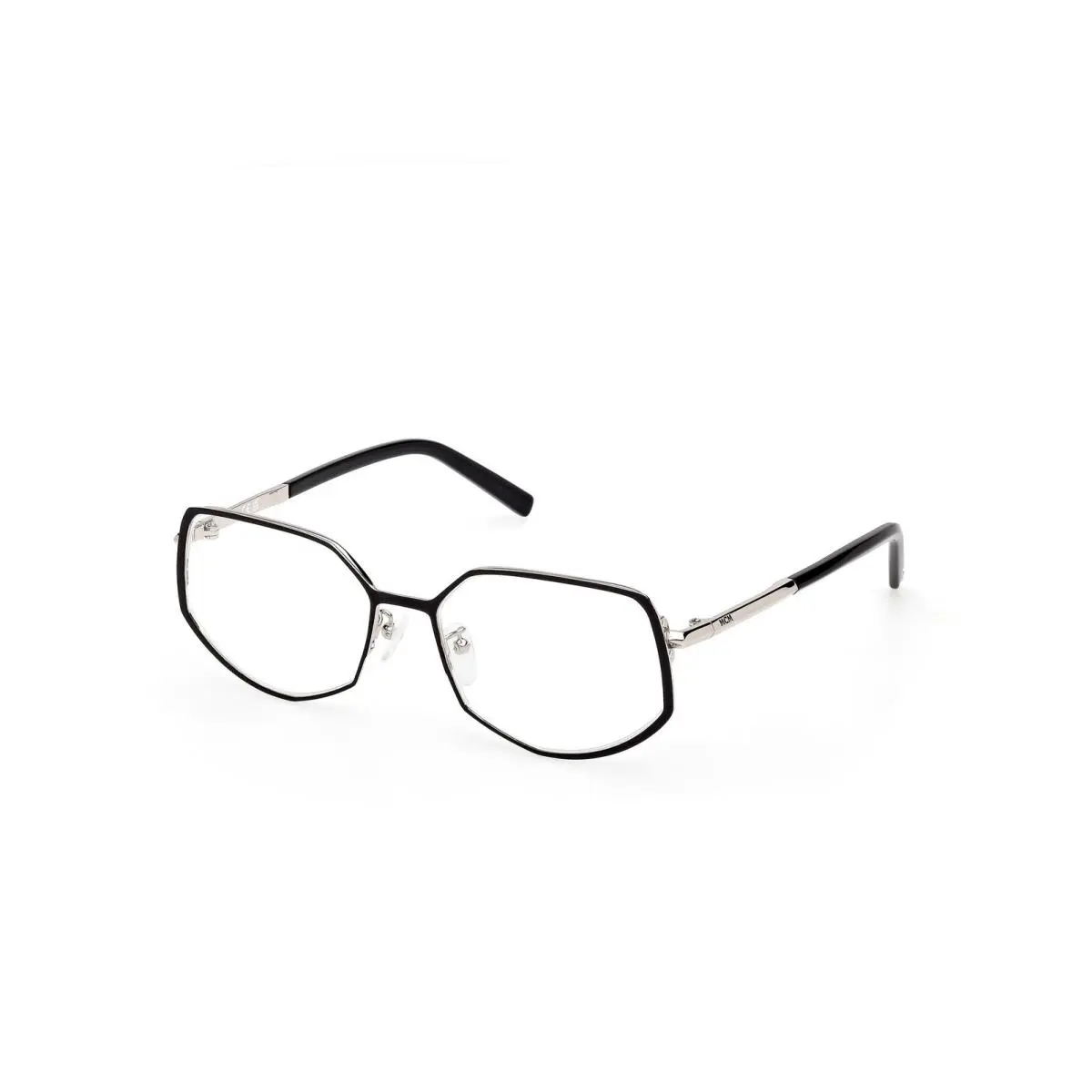 Mcm Worldwide MW 5015-H Matte Black Shiny Black 002 Size 54 Eyeglasses