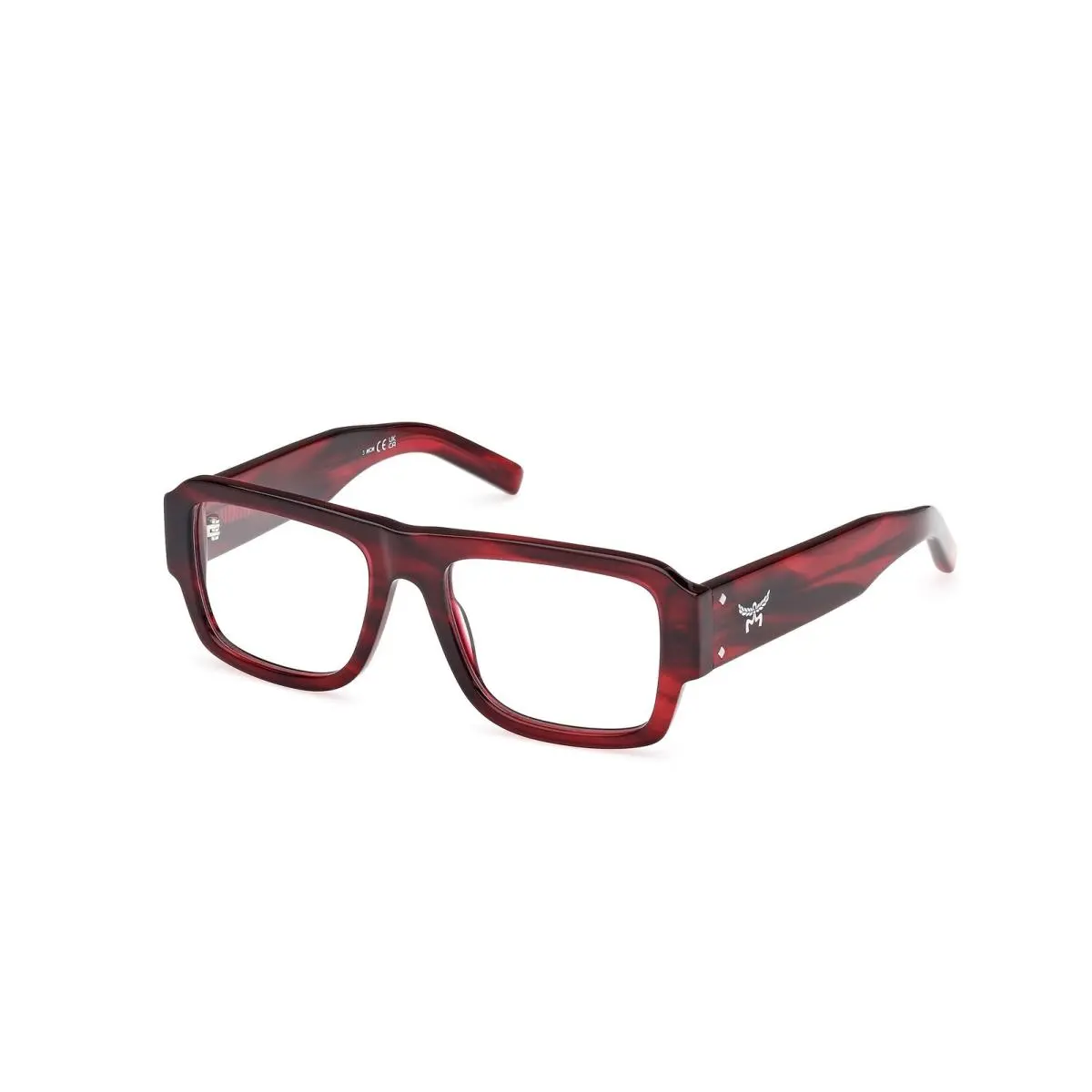 Mcm Worldwide MW 5002 Red/striped / 068 Size 53 Eyeglasses