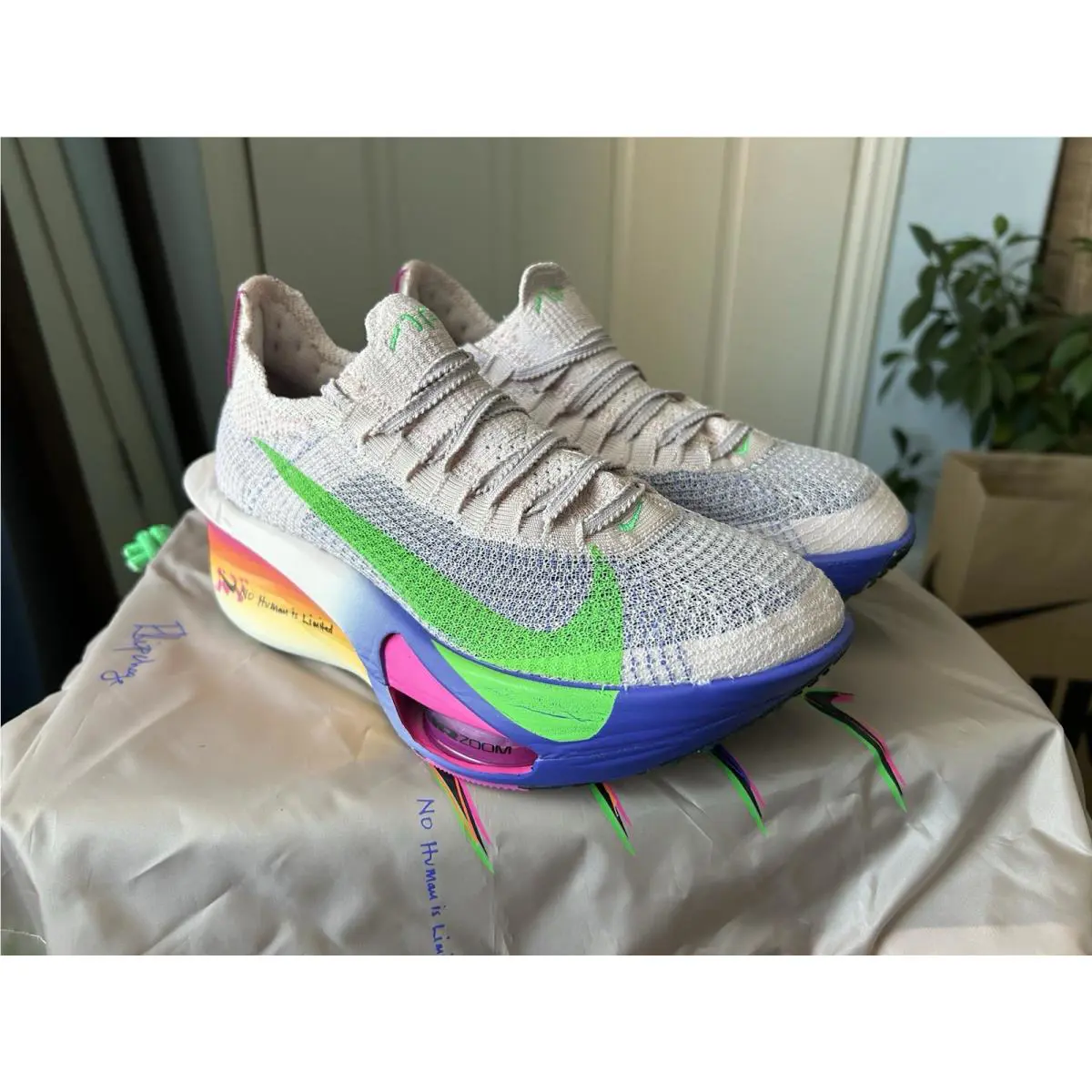Nike shoes - Nike Air Zoom Alphafly NEXT% 3 - HJ7041-600 - Green 4