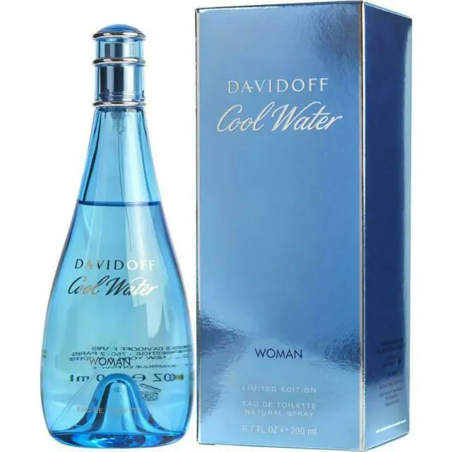Cool Water by Davidoff Perfume For Women Edt 6.7 / 6.8 oz 200 ml