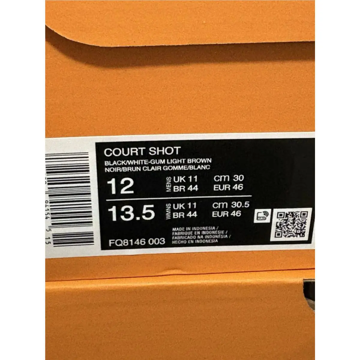 Nike shoes - Nike Court - Court - FQ8146-003 - Black 10