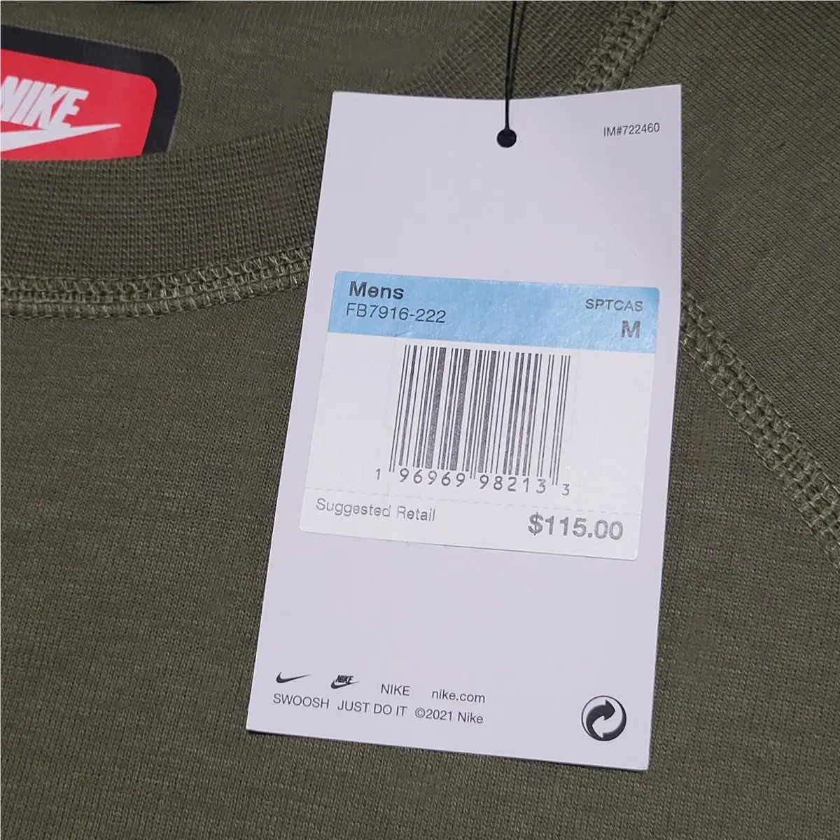 Nike clothing - FB7916-222 - FB7916-222 - Green 1