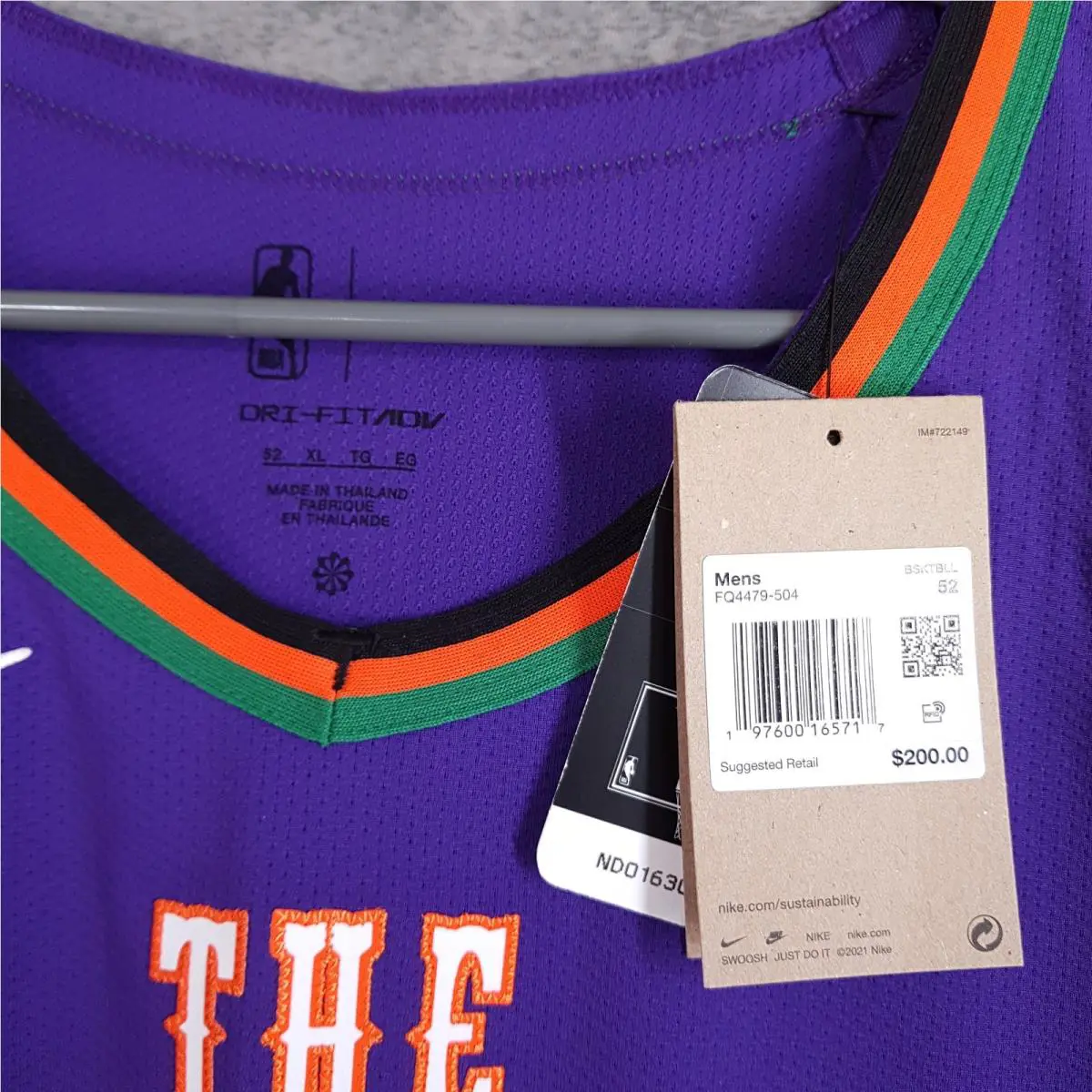Nike clothing - Nike Dri-Fit - Purple (UPC: 196151658808) 4