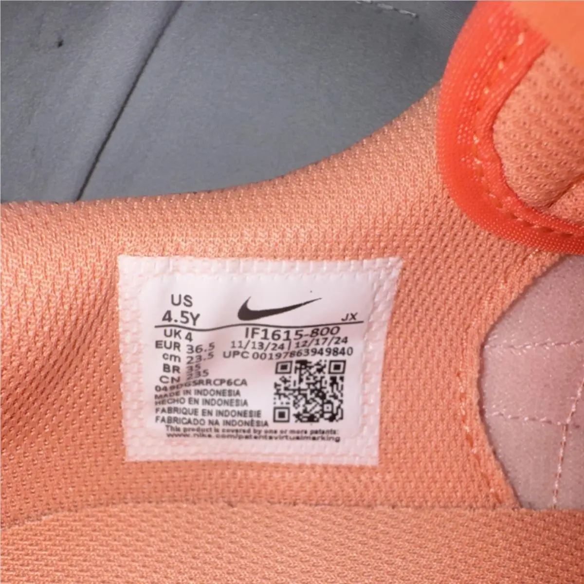 Nike shoes - Nike Kids Cortez TXT - Kids Cortez TXT - IF1615-800 - Apricot Agate, White 3