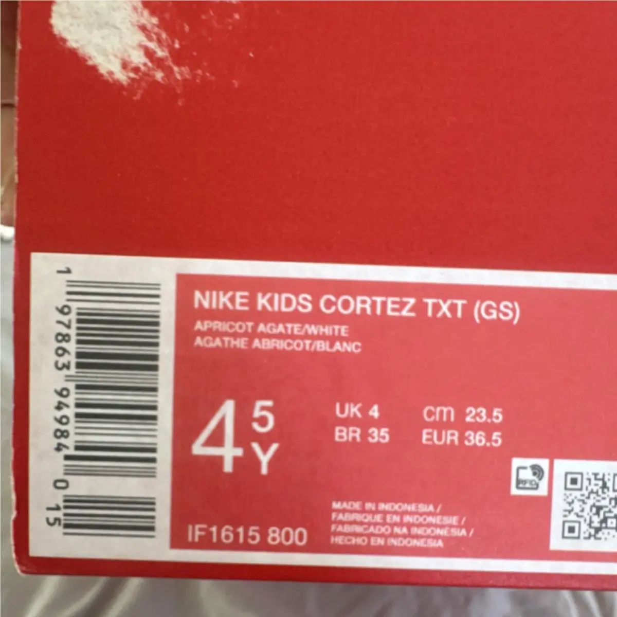 Nike shoes - Nike Kids Cortez TXT - Kids Cortez TXT - IF1615-800 - Apricot Agate, White 4